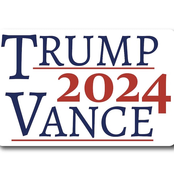 Trump vance 2024 bumper stickers Etsy Nederland