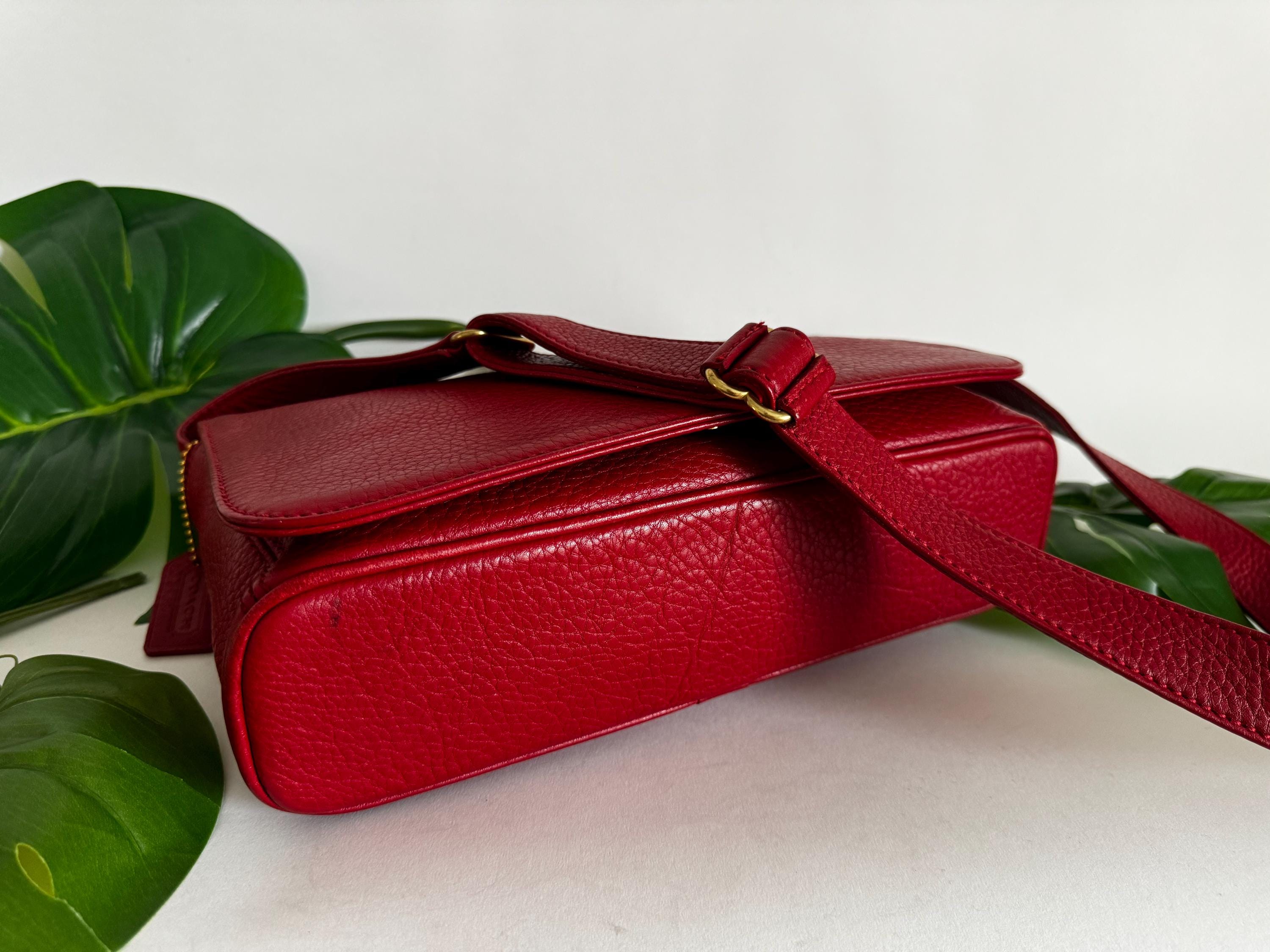 Vintage Coach | Sonoma Full Flap Natural Grain | 4928 | Red