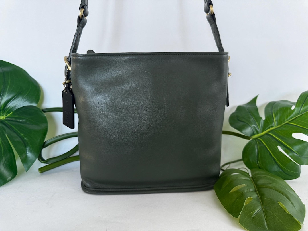 バッグ Vintage Coach Mini Shopper Bucket Green COACH® | Vintage Mini Shopper