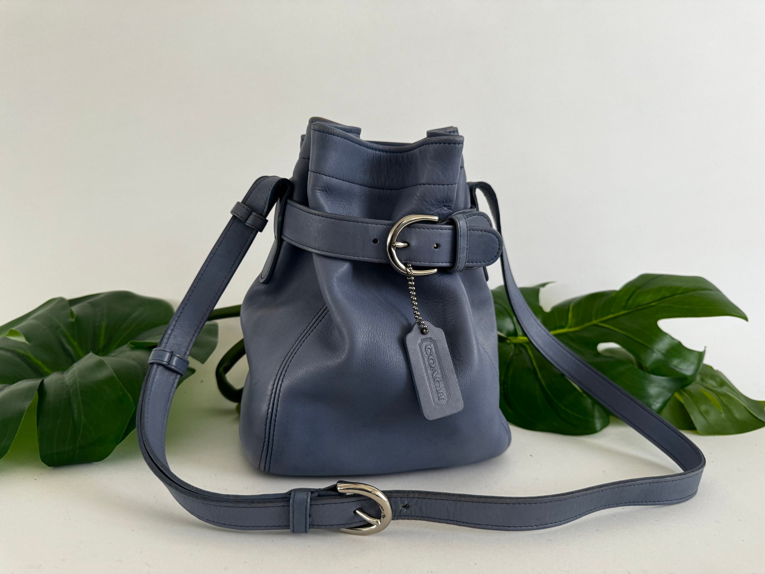 Vintage Coach | Soho Belted Pouch | 4156 | Periwinkle - Etsy Vintage Coach | Soho Belted Pouch | 4156 | Periwinkle - Etsy