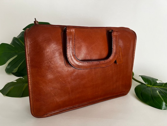 Vintage Coach | Original NYC Factory | Large Slim Satchel (handle