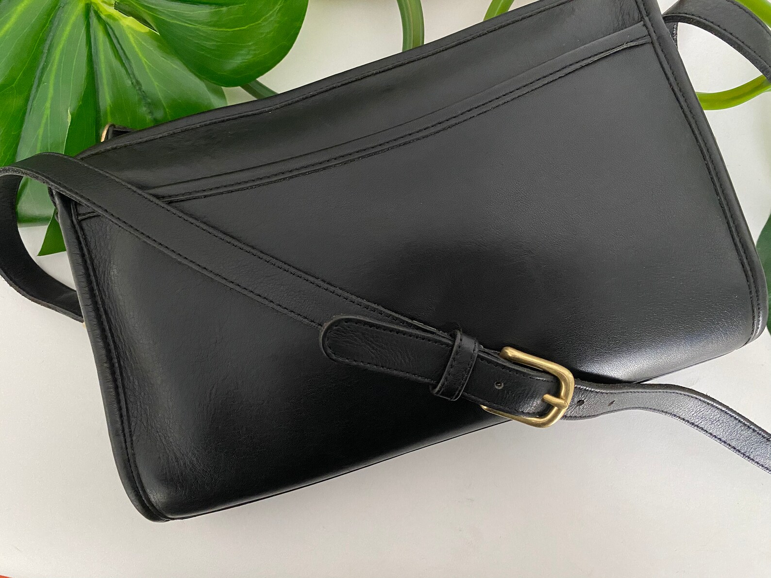 Vintage Coach Taylor Bag 9944 Black Etsy