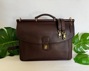 Vintage Coach Beekman 5266 Briefcase Men Black Career Suitcase !no