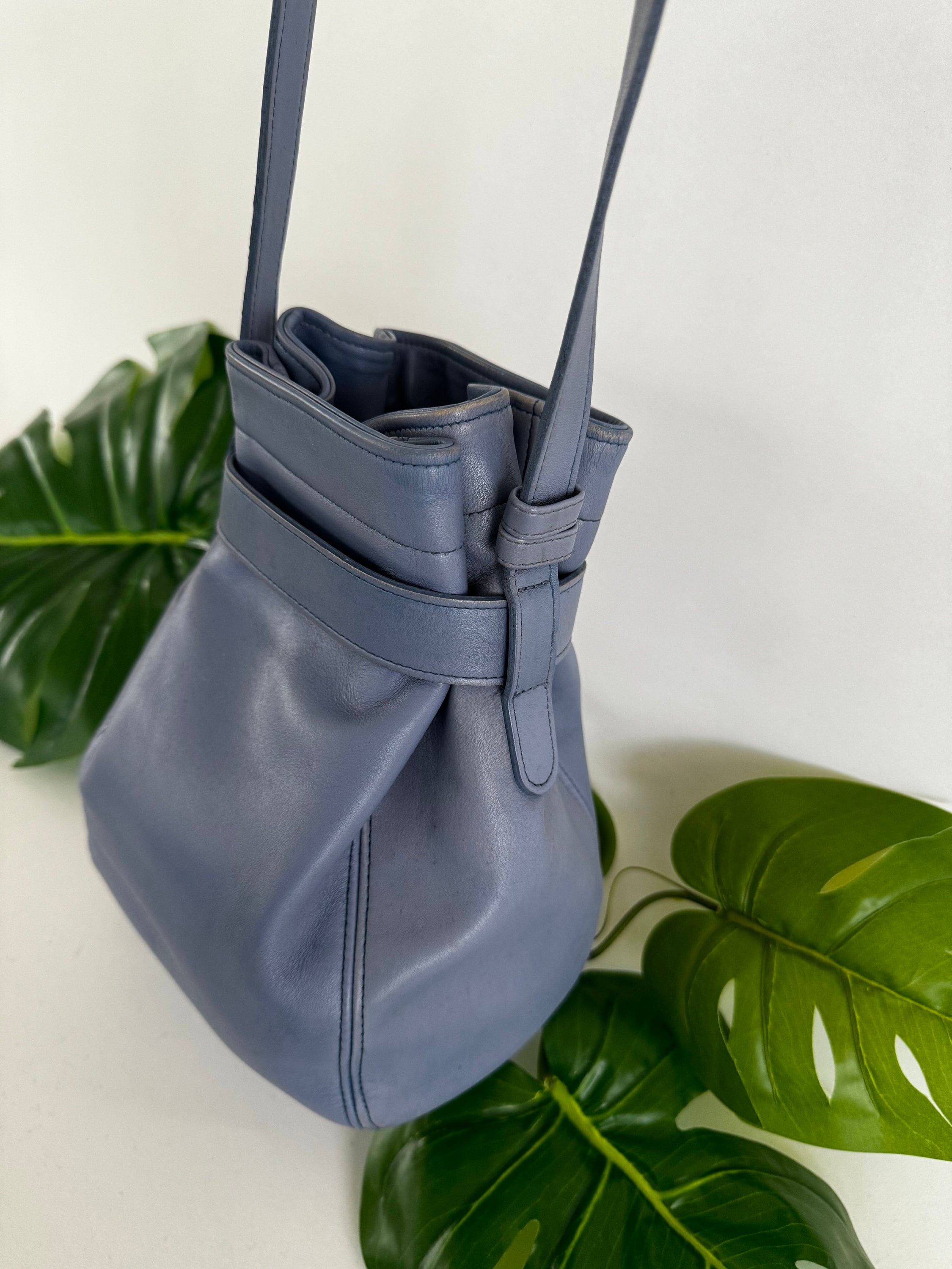 Vintage Coach | Soho Belted Pouch | 4156 | Periwinkle - Etsy