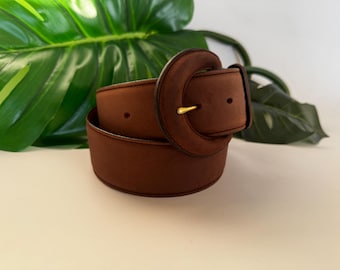 Vintage Coach Black Leather Belt Small Medium Style 8509  display picture 3