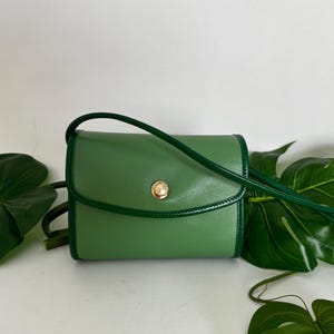 バッグ Vintage Coach Chrystie Bag Green Leather Vintage Coach | Chrystie Bag | #9892 | Custom Green - Etsy
