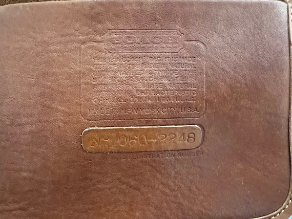 Vintage Coach | Original NYC Factory | Large Slim Satchel (handle
