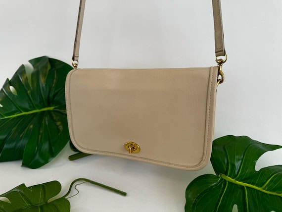 Vintage Coach Pocket Purse 9755 Bone Etsy