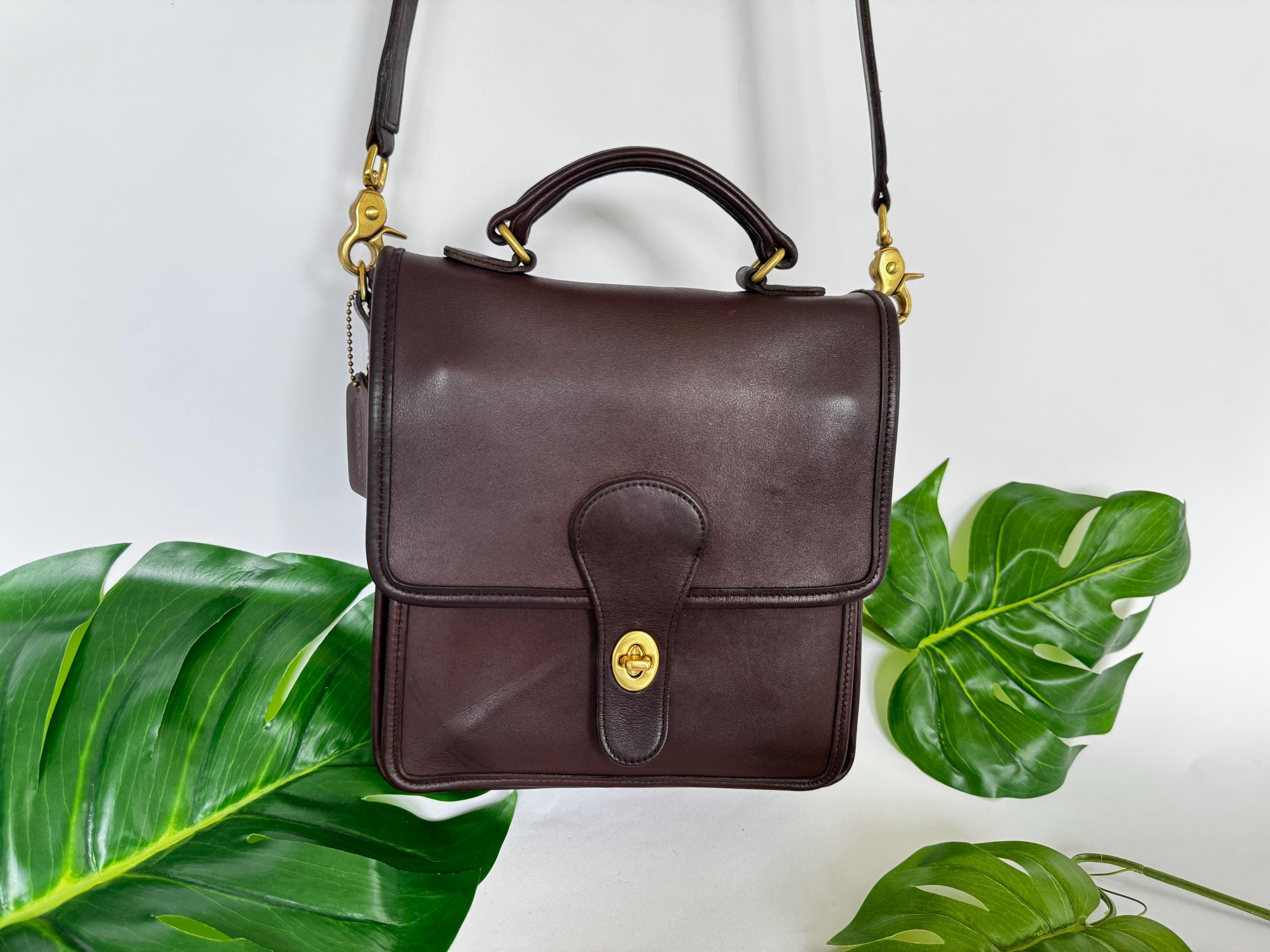 Vintage Coach | Station Bag | #5130 | Mahogany - Etsy