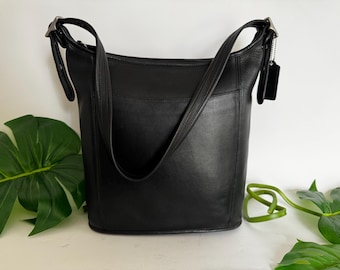 Vintage Coach | Slim Duffle Sac | Black | #9060 - Etsy Canada