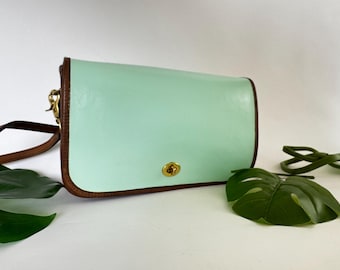 バッグ COACH Vintage shoulder bag green sonoma COACH Vintage 4933 Green Sonoma Nubuc Bucket Shoulder Bag