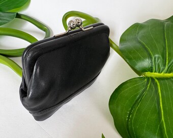 Vintage Coach | Kisslock Change Purse Case | #7155 | Black - Etsy