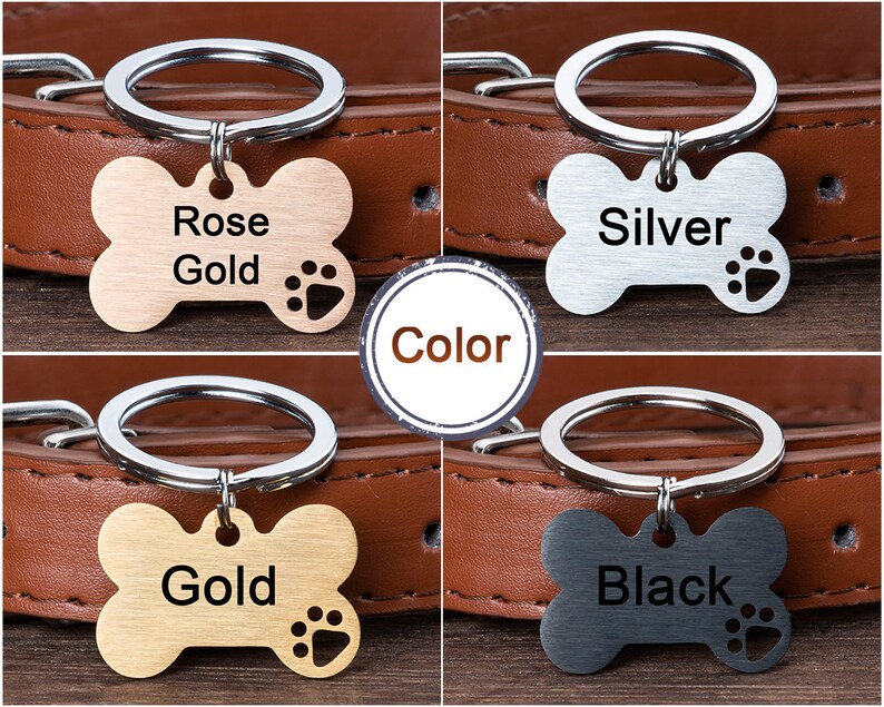 Pet Dog Tag Custom Dog Tag Pet Dog ID Tag Puppy Tag Etsy