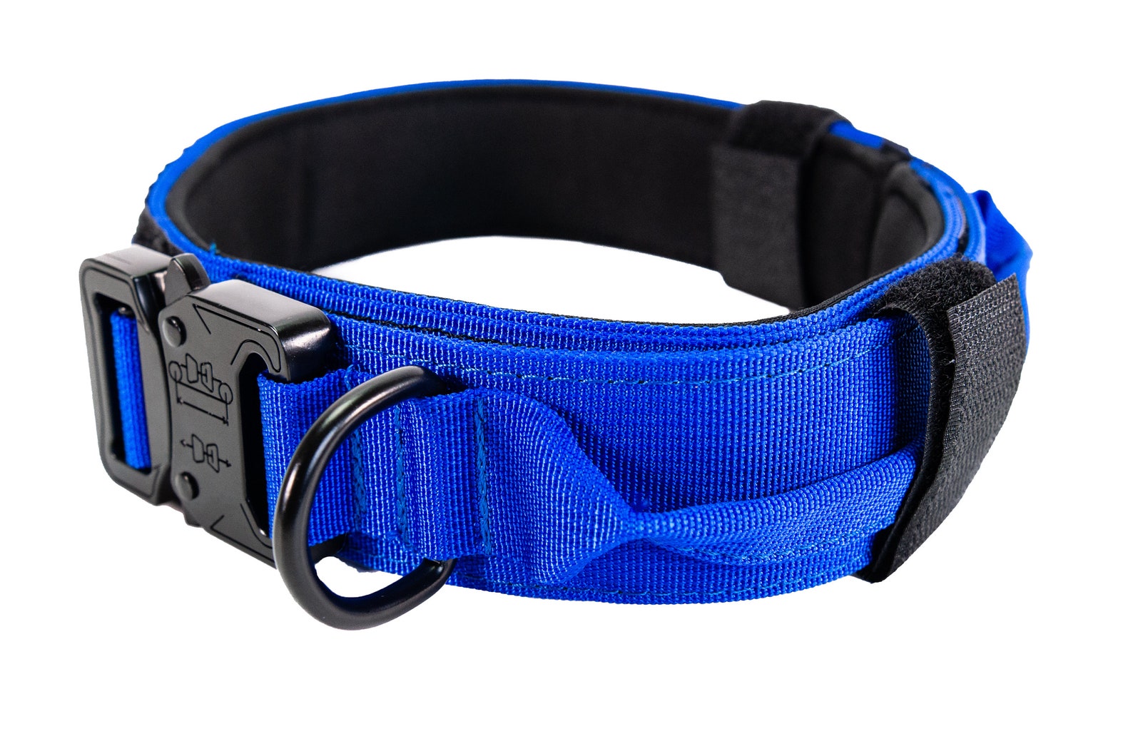 Heavy Duty Strong Tactical K9 Dog Collar 42cm 61cm Etsy UK
