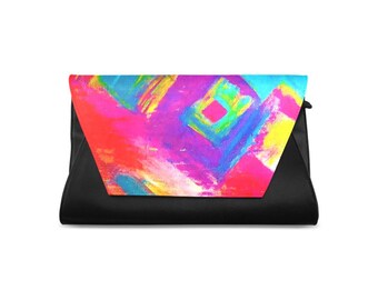 Clutch Bag Pink Explosion Collection