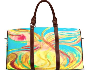 Borsa da viaggio (Marrone) Collezione Love Scene