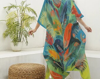 Kaftan Robe Dress Feather Protection Collection