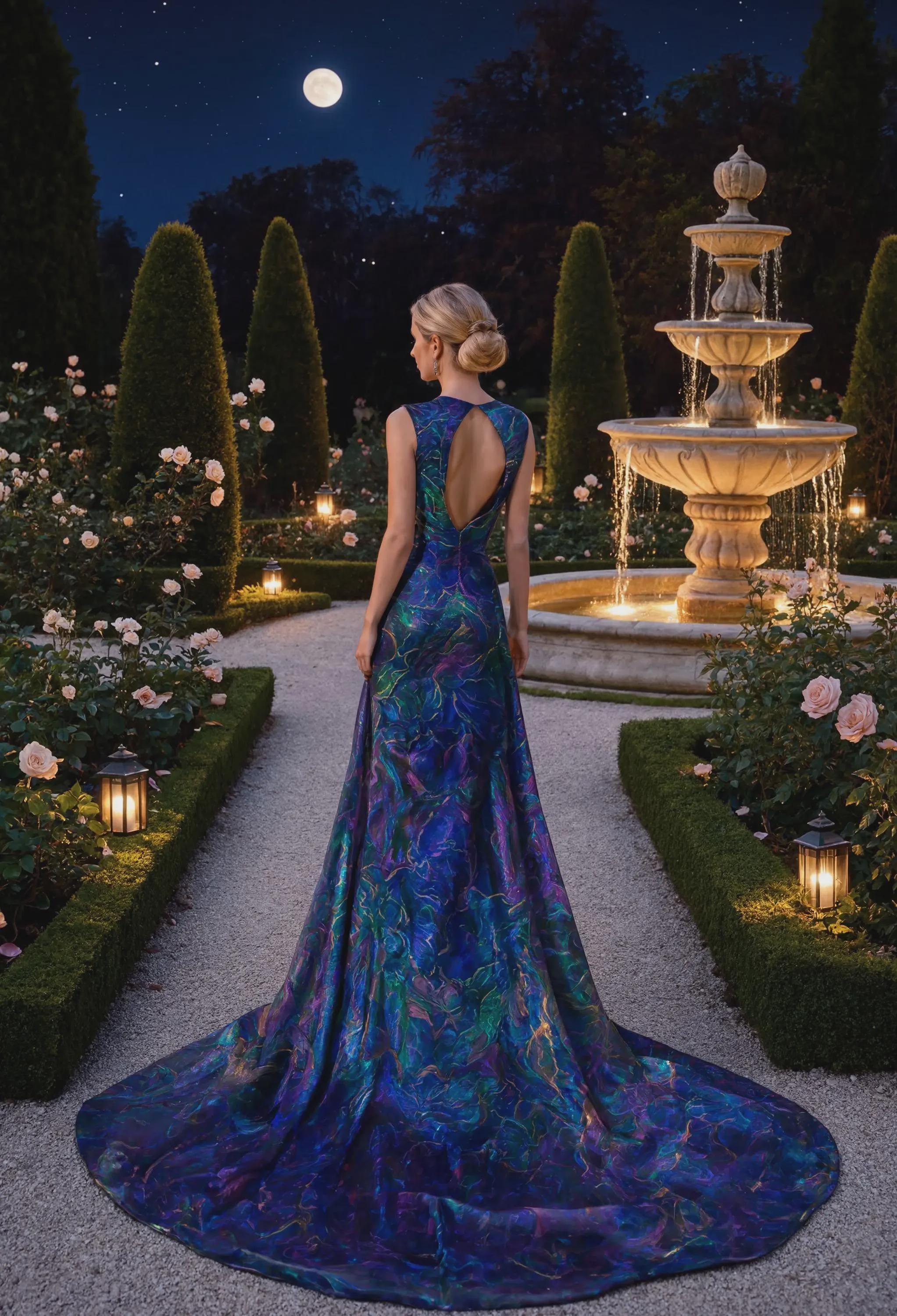 Women's Satin Long Formal Gown