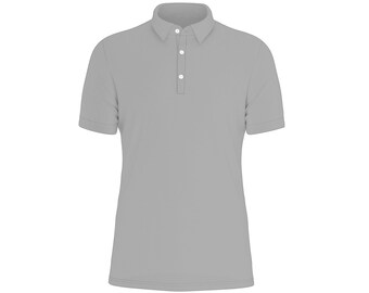 Men's Stretch Polo Shirt Just Grey