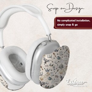 Bookish max headphones for book lover gift Fantasy reader dragon cute airpod max case book lover birthday Headphones case dragon rider gift