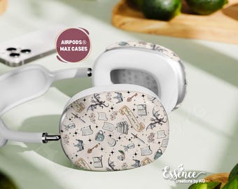 Bookish max headphones for book lover gift Fantasy reader dragon cute airpod max case book lover birthday Headphones case dragon rider gift