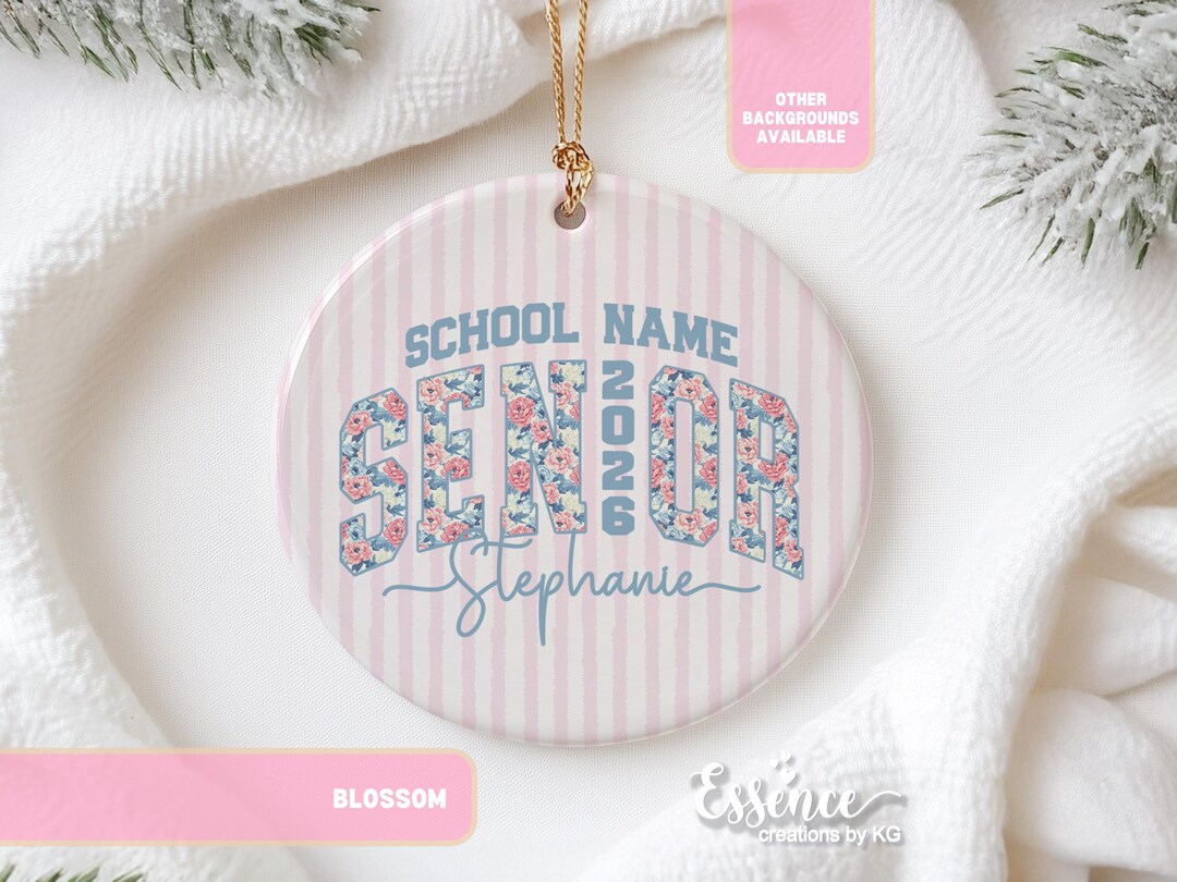 Personalized Class of 2026 Ornament Graduation Keepsake Gift Custom ...