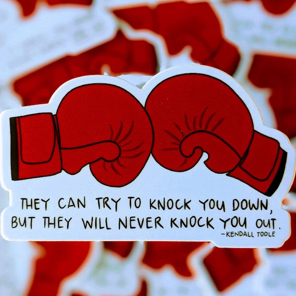 Knock Out Sticker