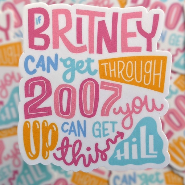 2007 Britney Sticker