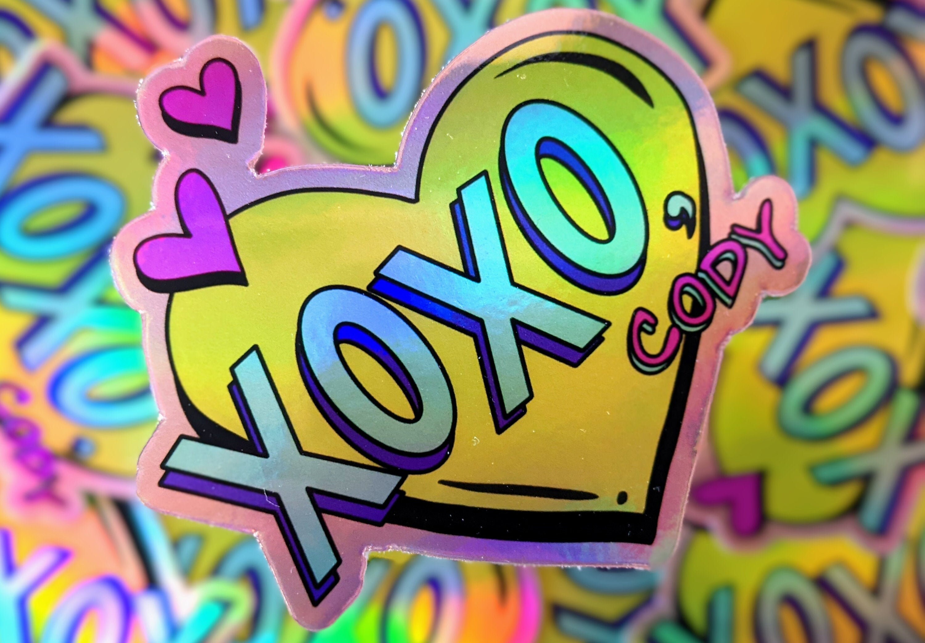 XOXO Cody Sticker Limited Stock Cycling Sticker Etsy