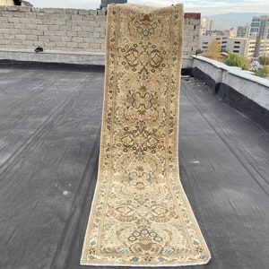 2.9x9.10ft Persian Malayer Long runner rug,Vintage hallway rug,Oushak turkish rug, Persian rug, Kitchen rug,Entryway rug, Wool rug E274