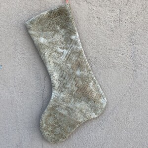 christmas stocking, rug stocking, christmas decoration, christmas socks, vintage stocking, wall decoration,christmas gift stocking C013