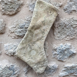 christmas stocking, rug stocking, christmas decoration, christmas socks, vintage stocking, wall decoration,christmas gift stocking C018