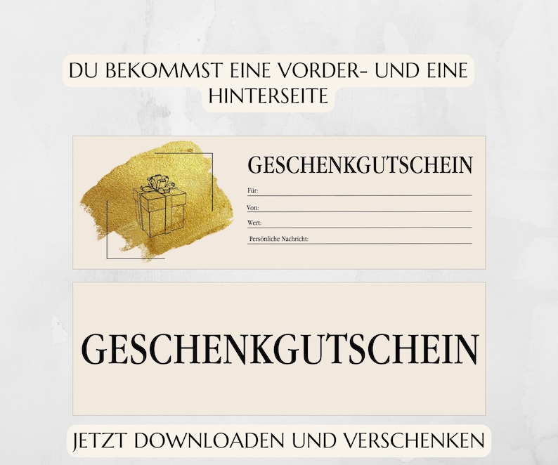 Geschenkgutschein Zum Ausdrucken Wunschgutschein - Etsy