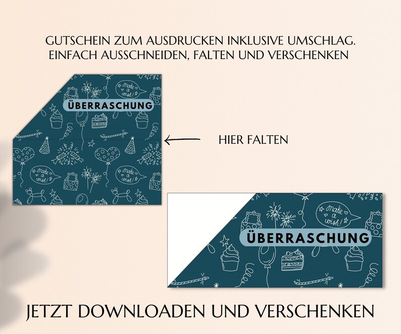 Gutschein Städtereise Wien Vorlage zum Ausdrucken inkl. Umschlag PDF Download Geburtstag Geschenk Kurztrip Städtetrip JSK075 zdjęcie 4