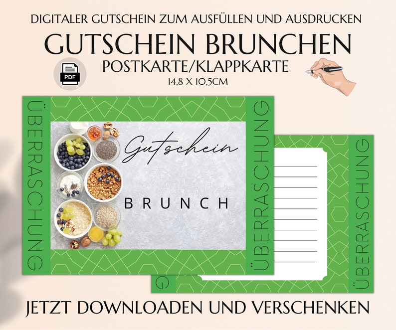 Frühstück Gutscheinvorlage Zum Ausdrucken Gutschein Frühstücken