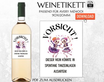 étiquette de bouteille drôle pour imprimer un anniversaire | Cadeau d’anniversaire d’étiquette de vin | Téléchargement instantané | Cadeau de dernière minute | FLE020