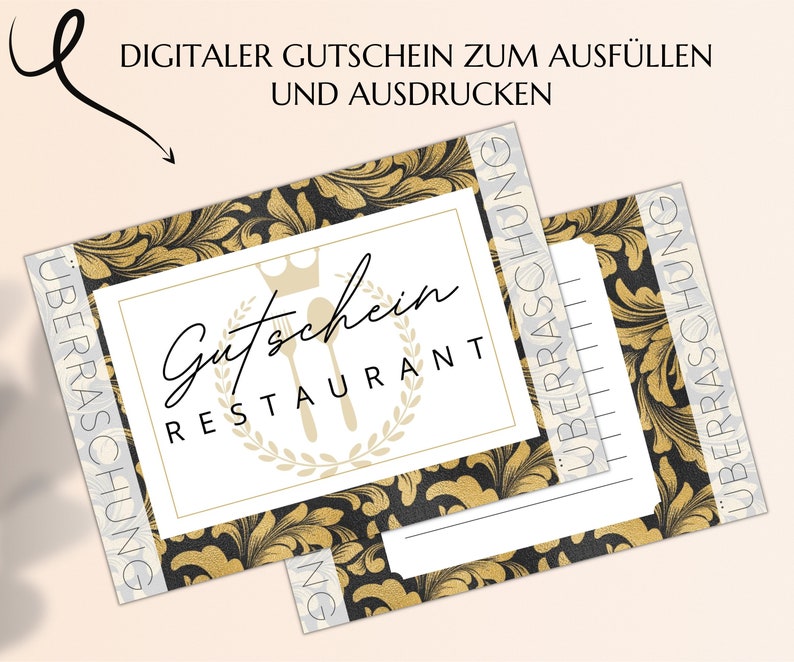 Creatastic - Gutschein Essen Gehen, Hülle, Karte M Produktbild-Vorschau 11