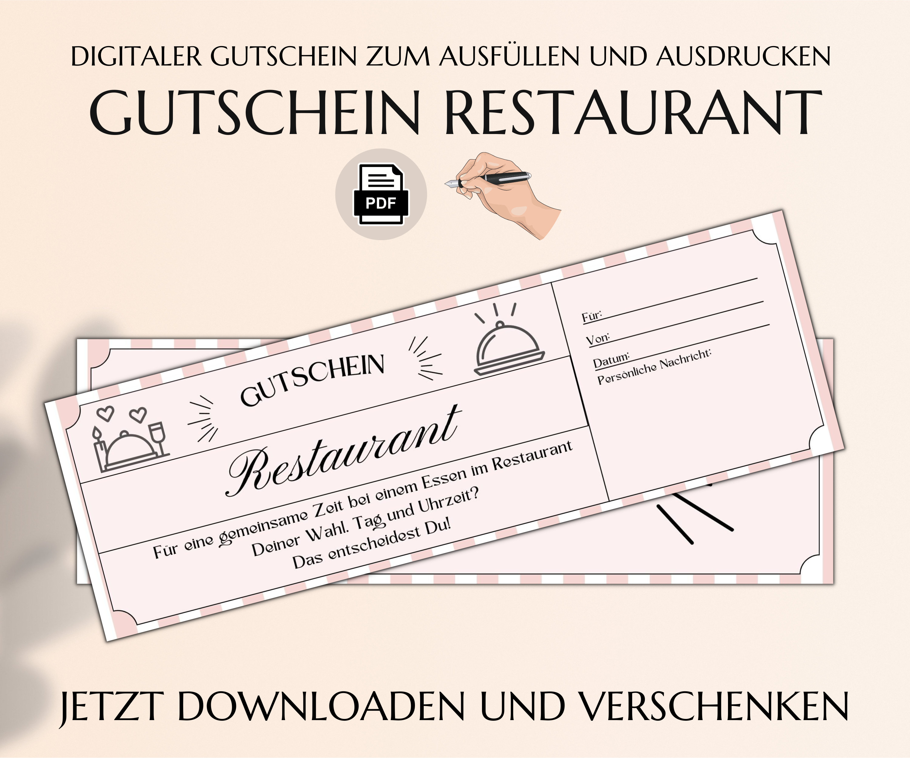Gutschein Vorlage Essen Gehen Zum Ausdrucken Restaurant Gutschein Vorlage Zum Ausdrucken Essen Gehen Gutscheinkarte