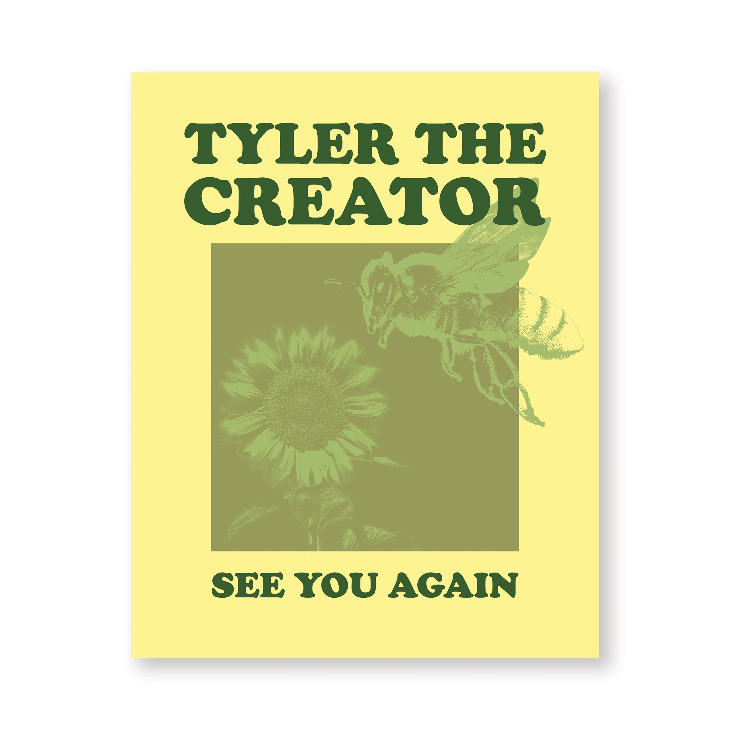 Copy of Tyler the Creator See You Again Lyrics Sticker for Sale