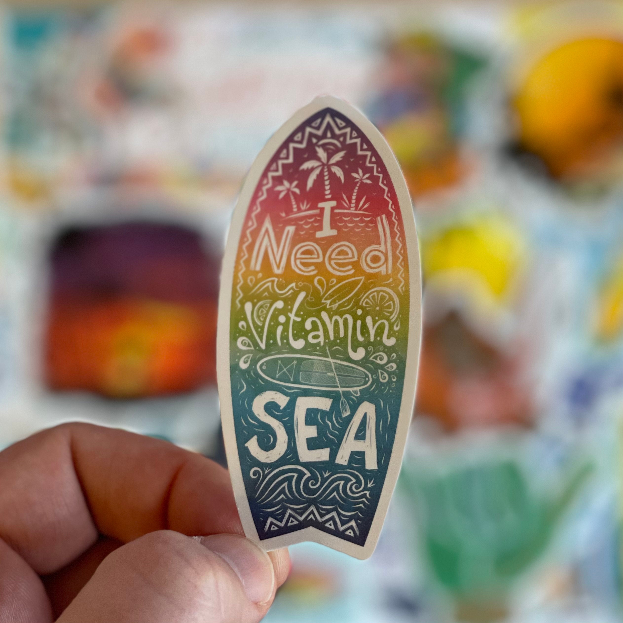 49 Surfing Stickers Vinyl Sticker Pack Etsy