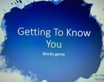Getting To Know You, Telehealth Play Therapy Game