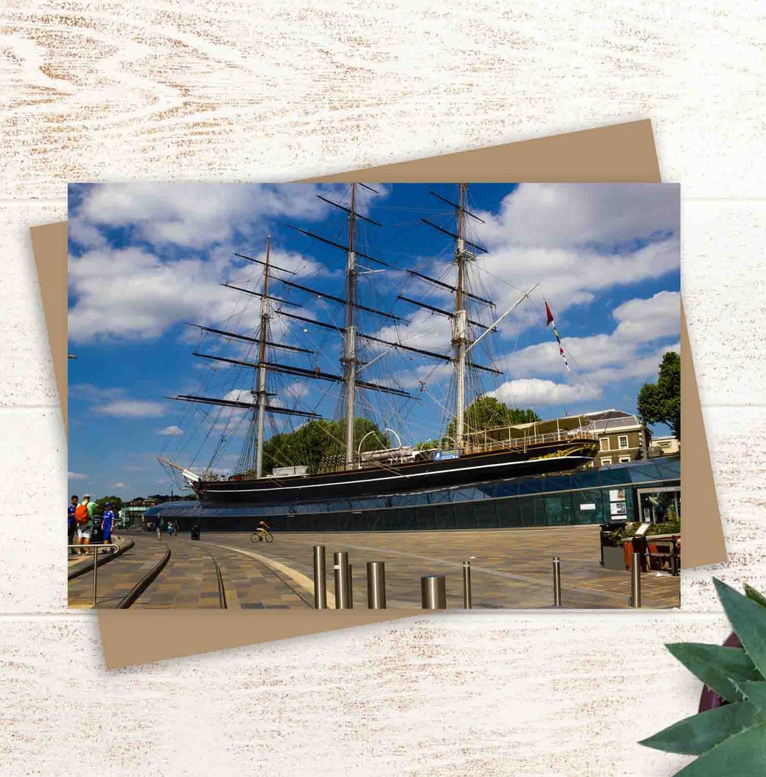 The Cutty Sark Card Greenwich London Greeting Card River Etsy UK