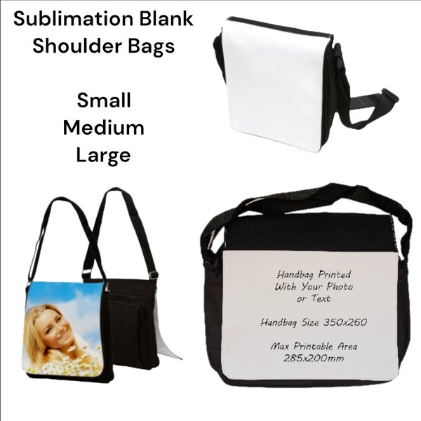 Bulk Sublimation Crossbody Bags for Crafting Enthusiasts DIY Photo Wholesale Blank Sublimate Shoulder Bag Supplies Sublimation Crossbody Bag