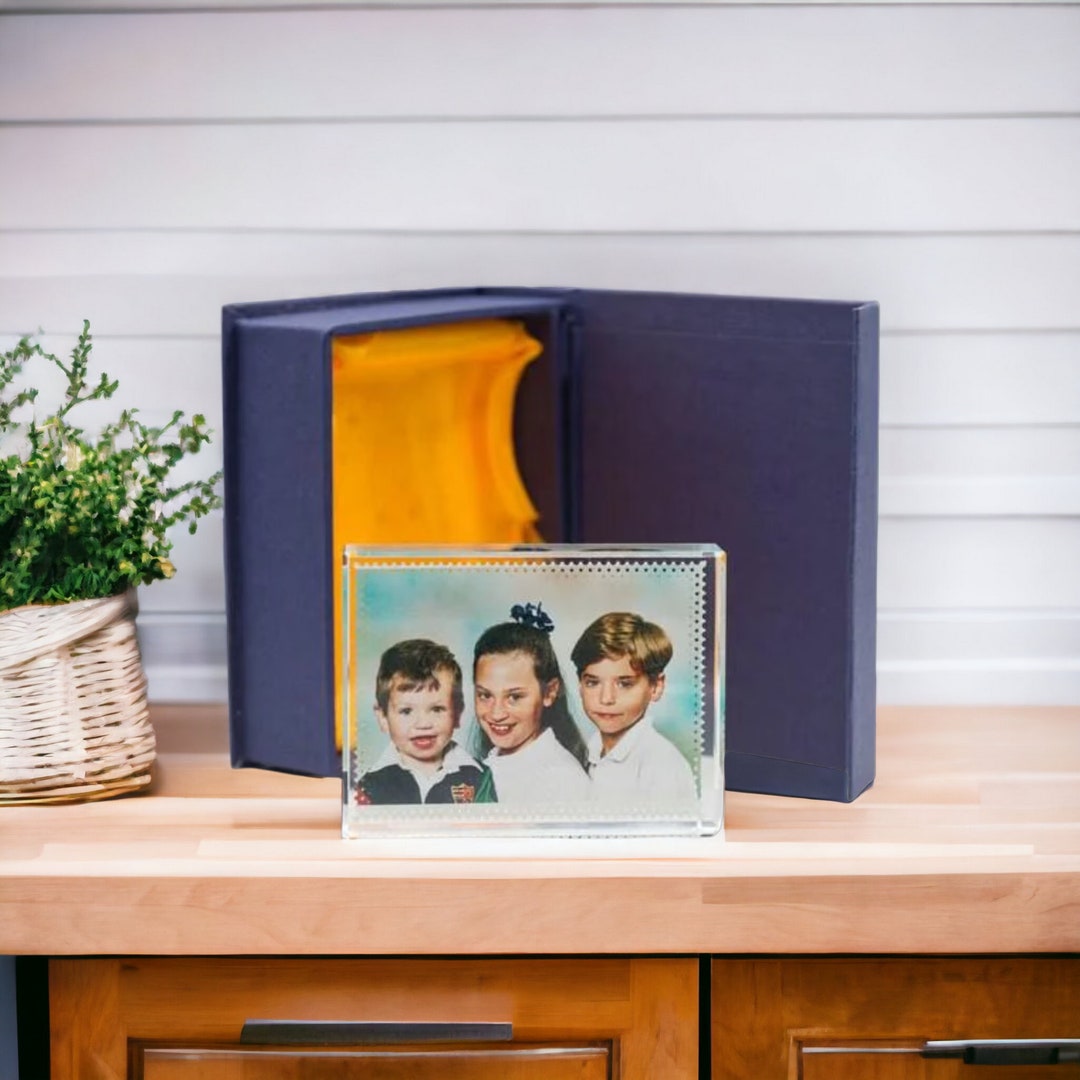 Custom Glass Photo Block Acrylic Block Glass Memory Block - Etsy UK