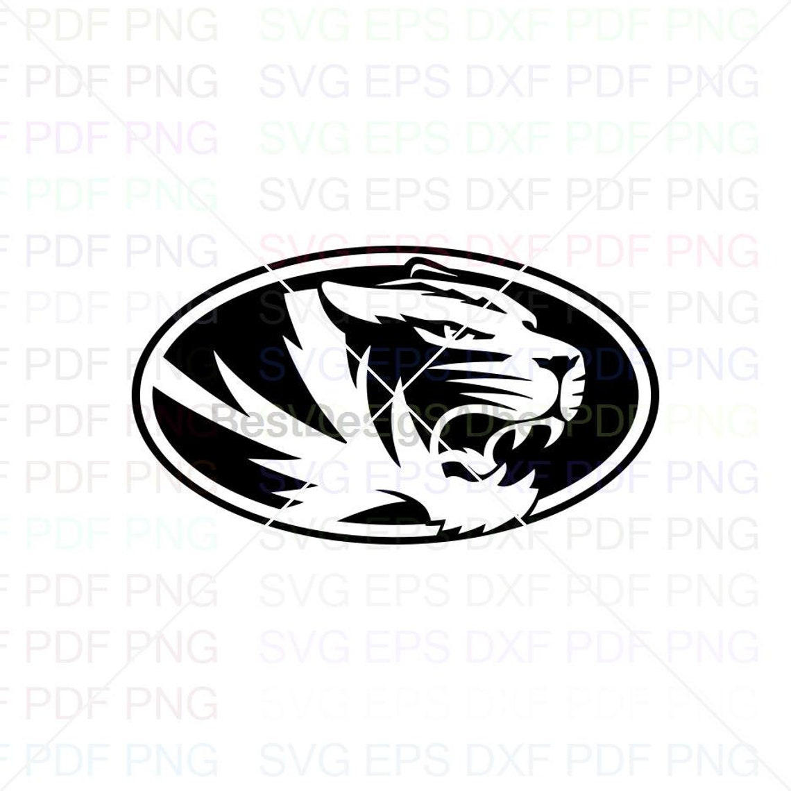 Missouri Tigers Svg Dxf Eps Pdf Png Cricut Cutting file | Etsy