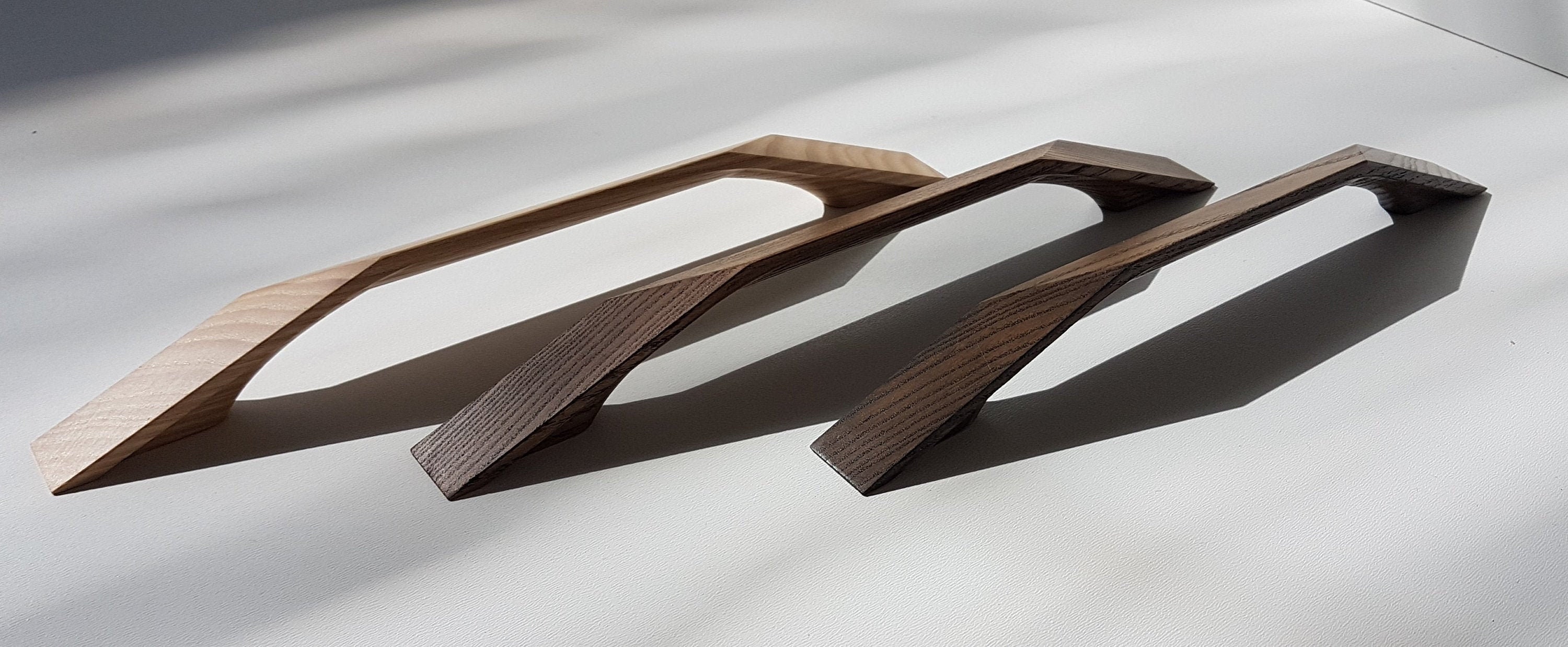 Wood drawer pull wood drawer pulls wooden pulls Etsy