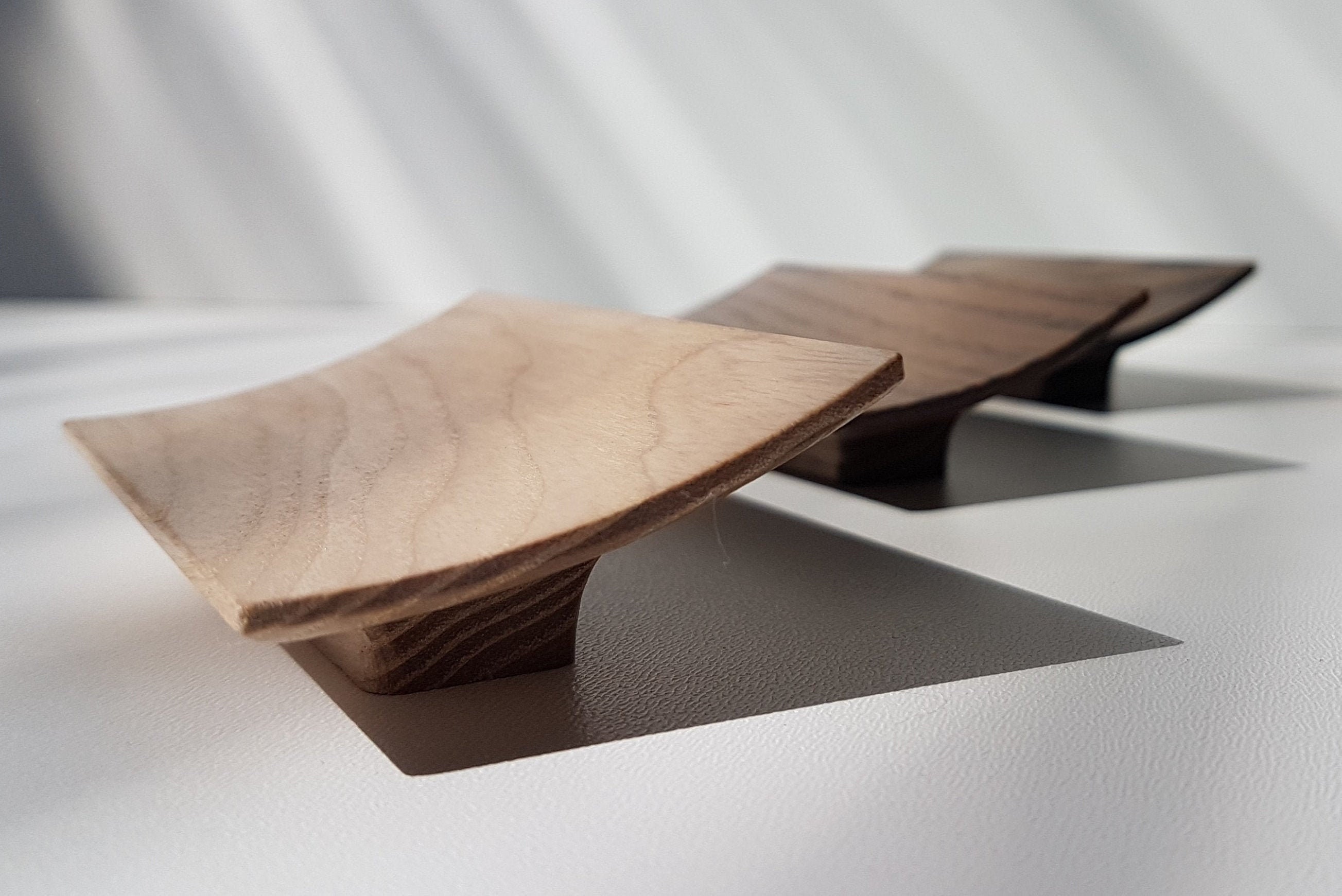 16 38 Curved Wood Drawer Handles Pulls And Etsy