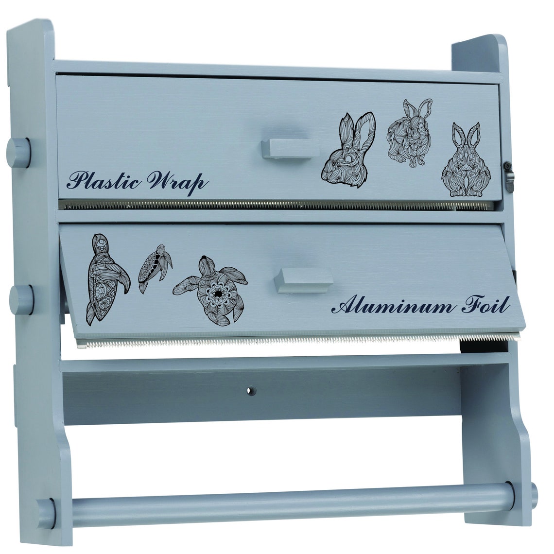 Personalized Wallmount Kitchen Roll Holder 2.0 Spice Rack at Etsy