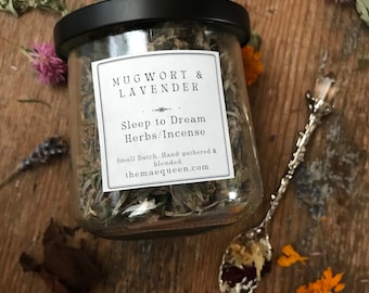 Mugwort and Lavender ritual herbs/incense