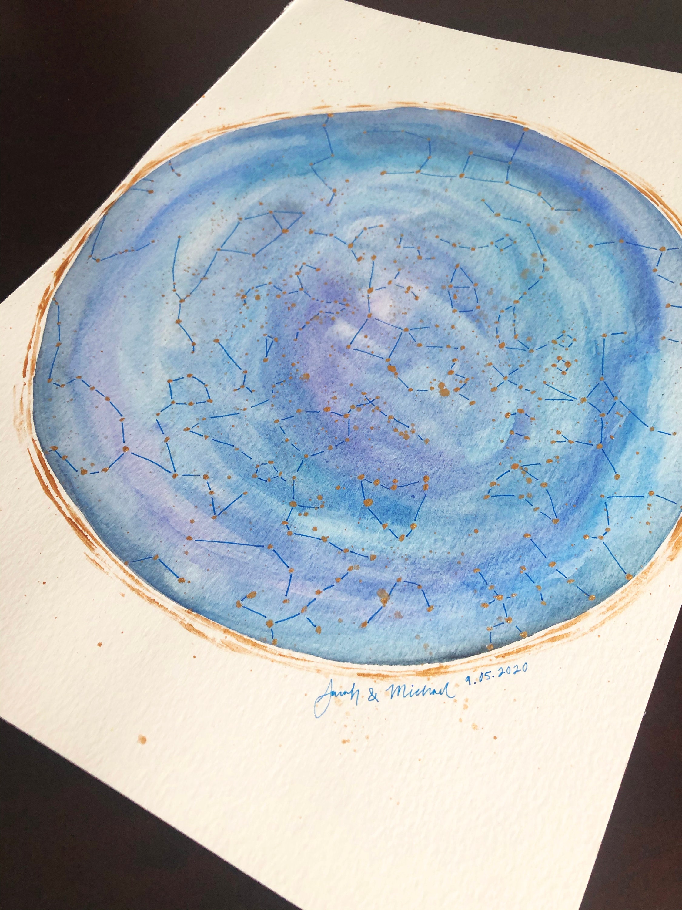 Handmade Custom Star Chart - Etsy